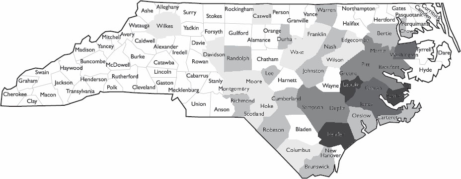 north carolina tobacco map Insects - Tobacco Thrips - Tobacco Growers Information