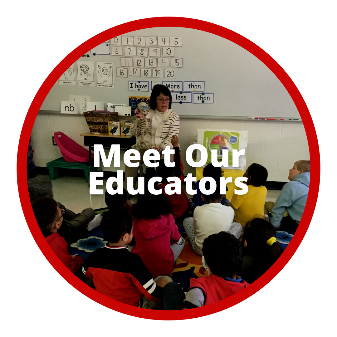 Teacher in front of sitting students