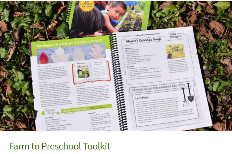 Farm to preschool toolkit - open book